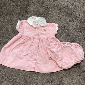 EUC Ralph Lauren dress with two matching bloomers